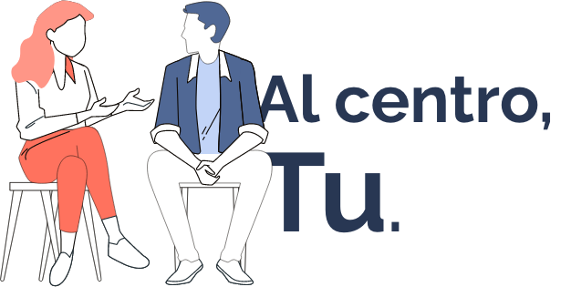 Al centro tu - illustrazione